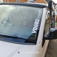 VDUBZ Transporters Large Windscreen Sticker