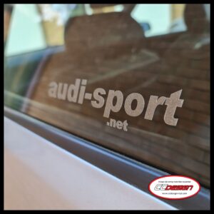 Audi-Sport.net Frosted Glass Sticker 165mm