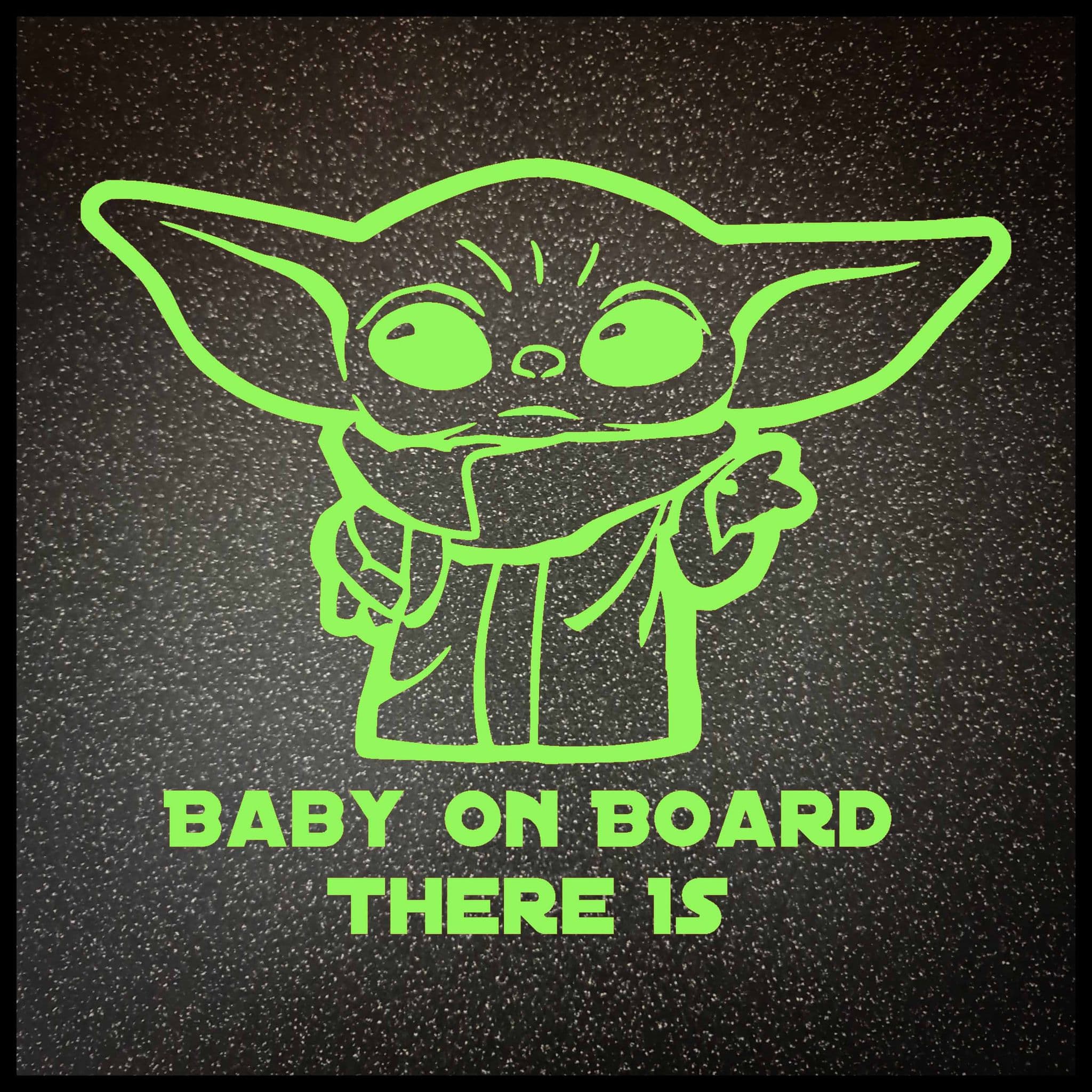 BABY YODA ON BOARD