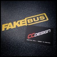 FAKE BUS STICKER