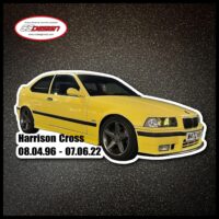 Harrison Cross Tribute Sticker