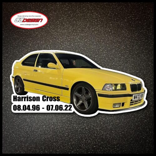 Harrison Cross Tribute Sticker