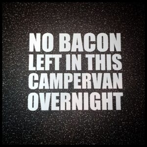 NO BACON!
