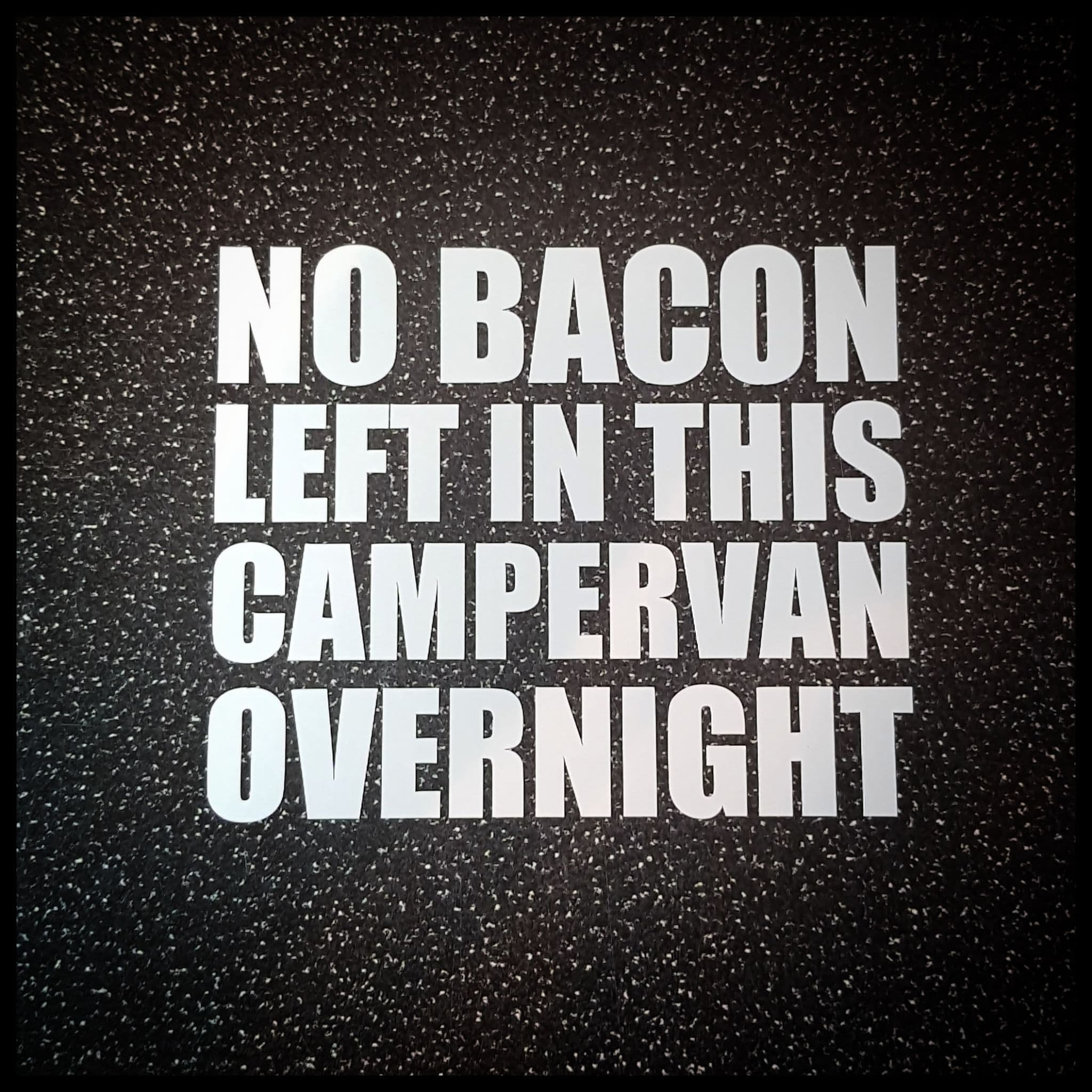 NO BACON!