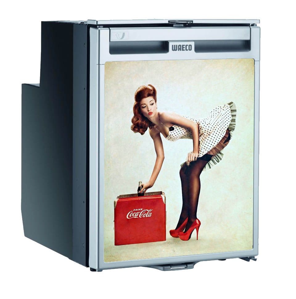 Coca Cola Girl Fridge Wrap