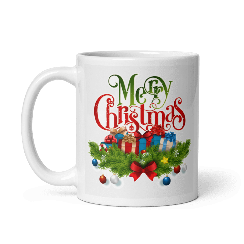 Festive Highland Cow Mug & Coaster set - Image 4