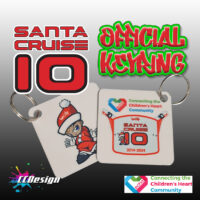 Santa Cruise 10 Official Keyring