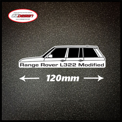 Range Rover L322 Modified "OFFICIAL"Club Sticker