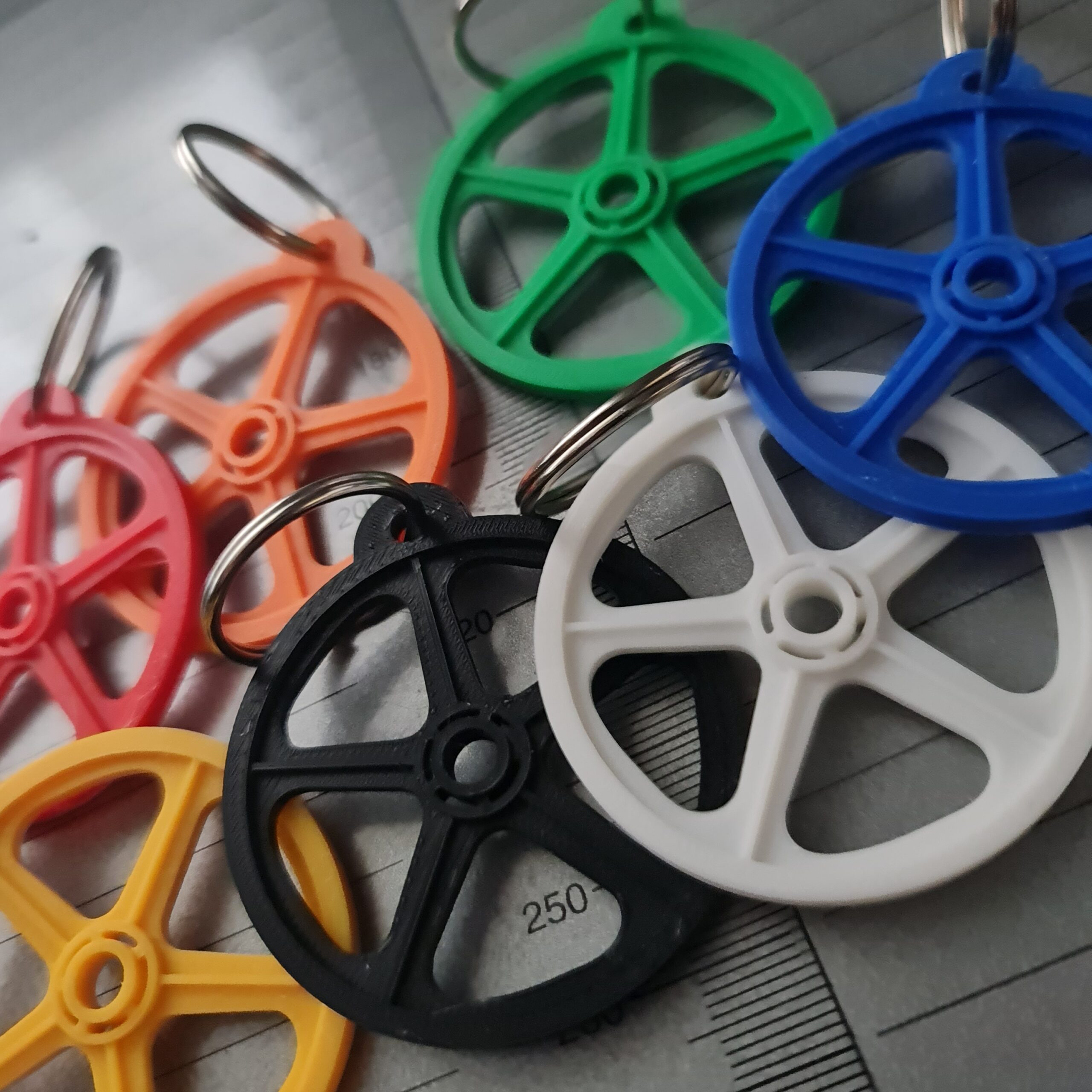 OLD SCHOOL BMX STYLE WHEEL KEYRING/MIRRORHANGER - Image 3