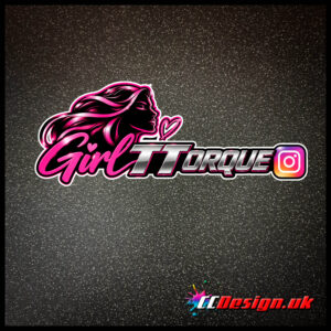 Girl TTorque Decal 150mm